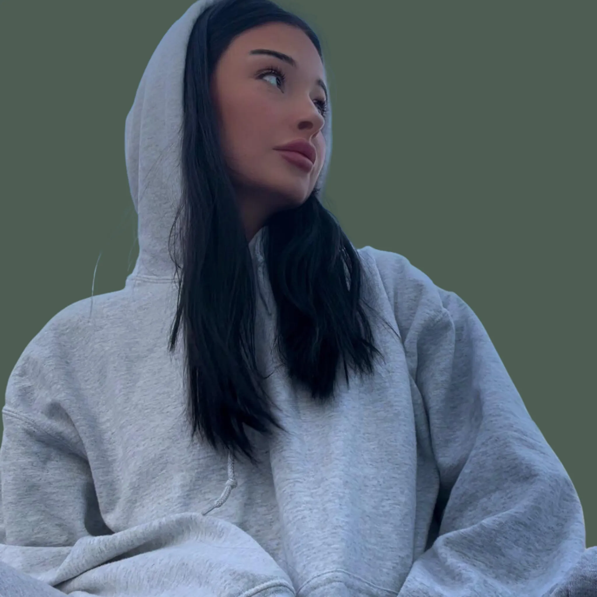 BETTER DAYS HOODIE (tryck bak) - GRÅ