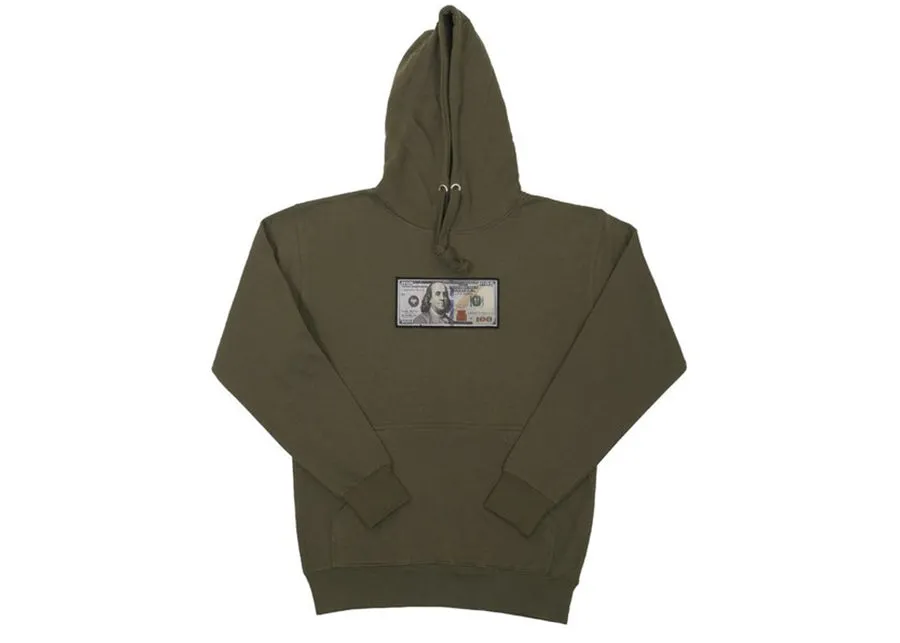 'Blue Hundreds' Hoodie - Twenty1Rich