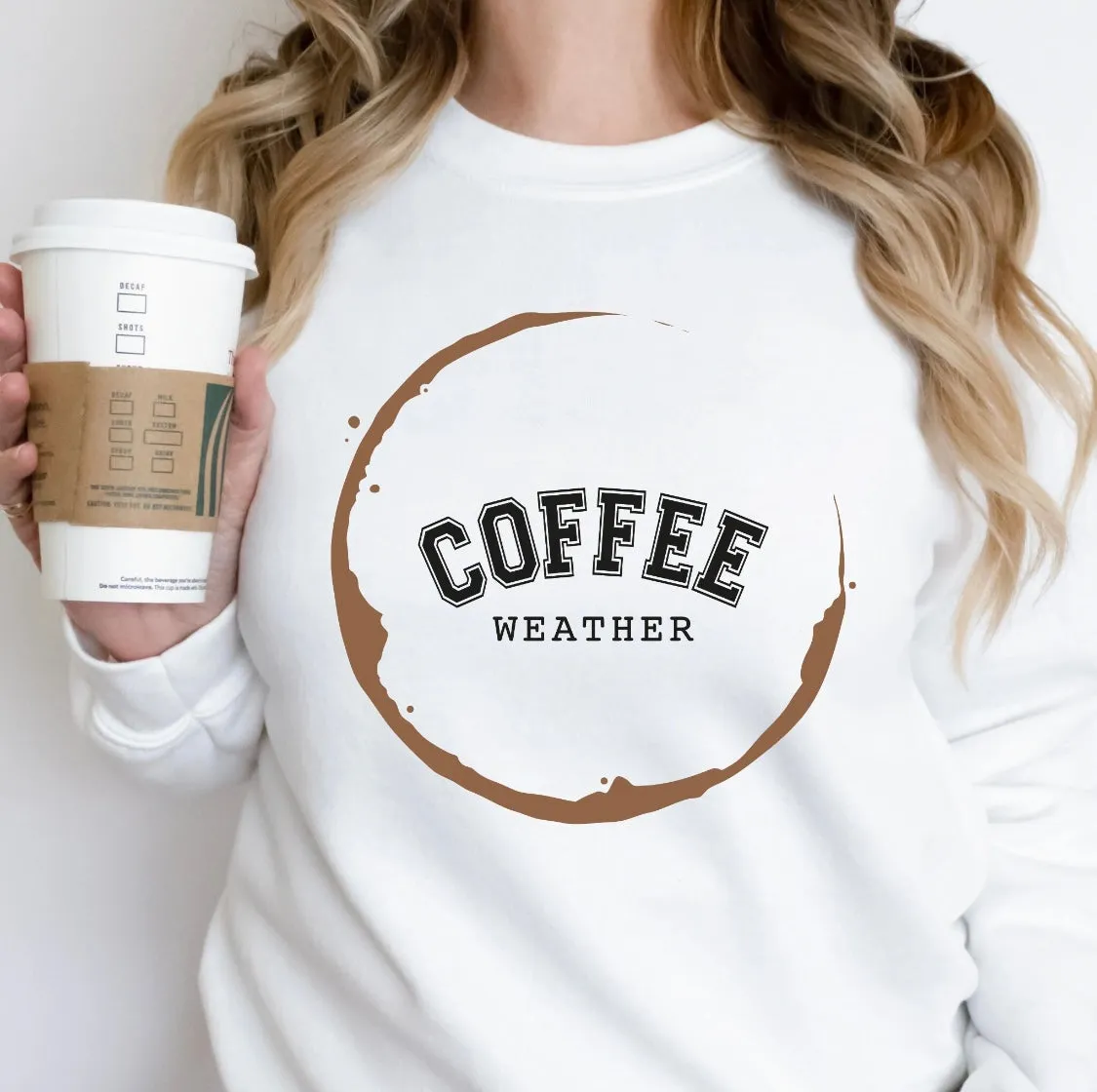 Coffee Weather Graphic Hoodie