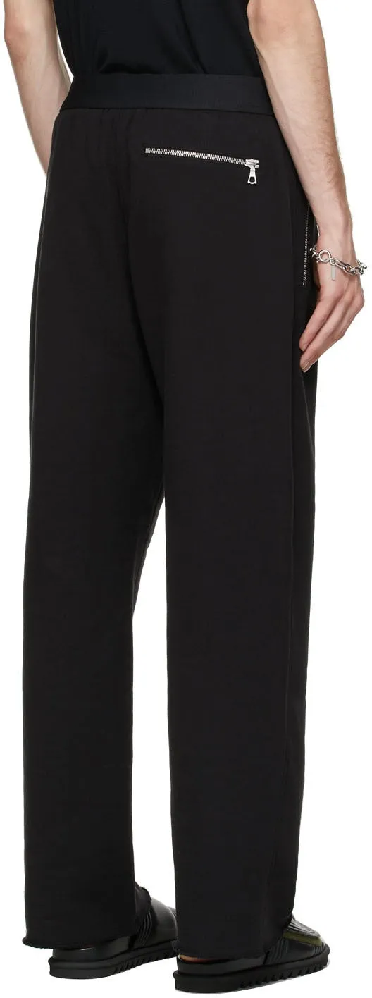 Dries Van Noten Black Relaxed Lounge Pants