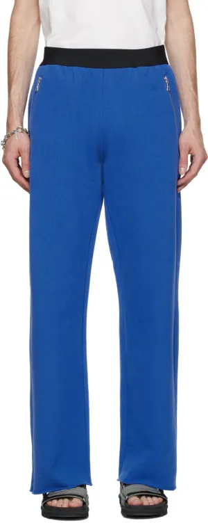 Dries Van Noten Blue Relaxed Lounge Pants