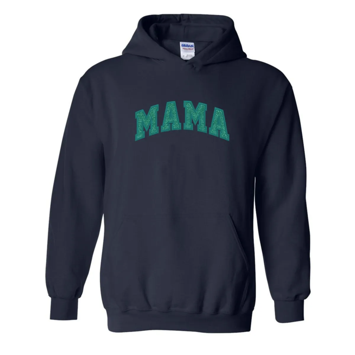 Glitter Embroidery ‘Mama’ Hoodie