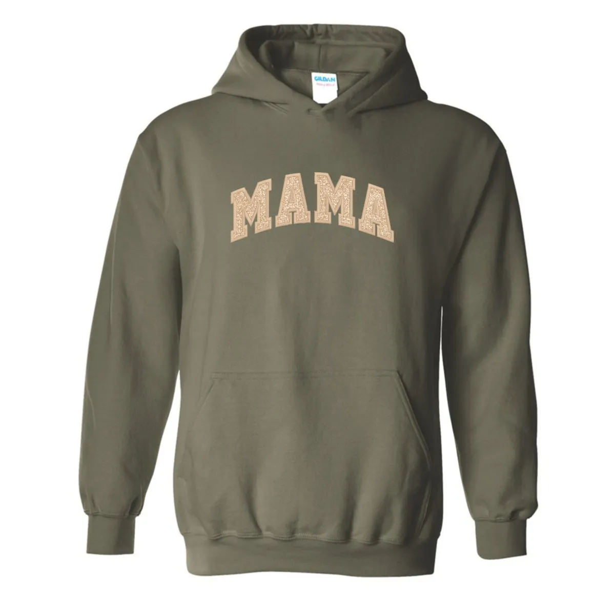 Glitter Embroidery ‘Mama’ Hoodie