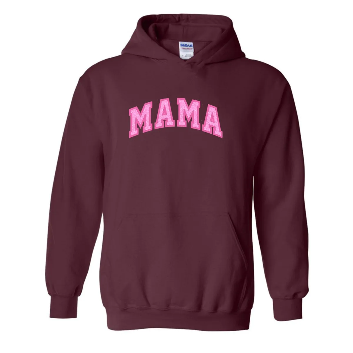 Glitter Embroidery ‘Mama’ Hoodie