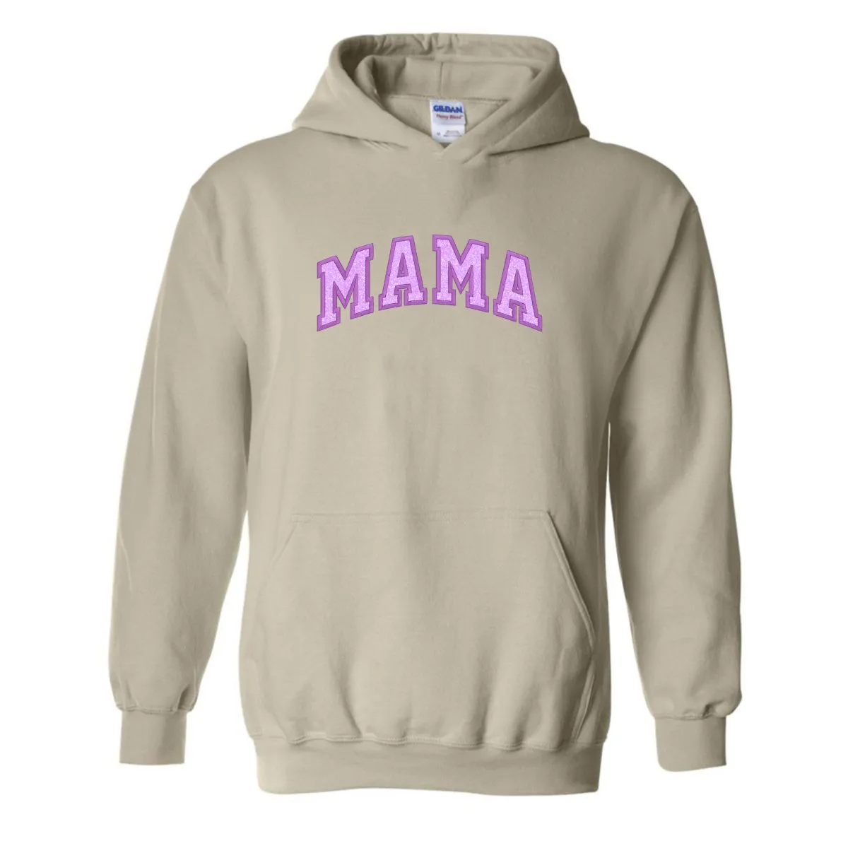 Glitter Embroidery ‘Mama’ Hoodie