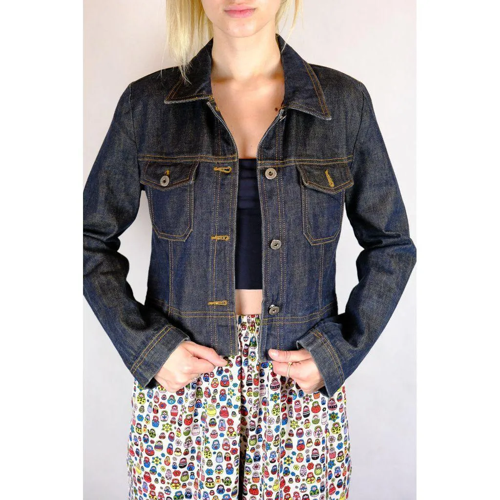Guess Jeans Ladies Classic Denim Jacket - Size S/M