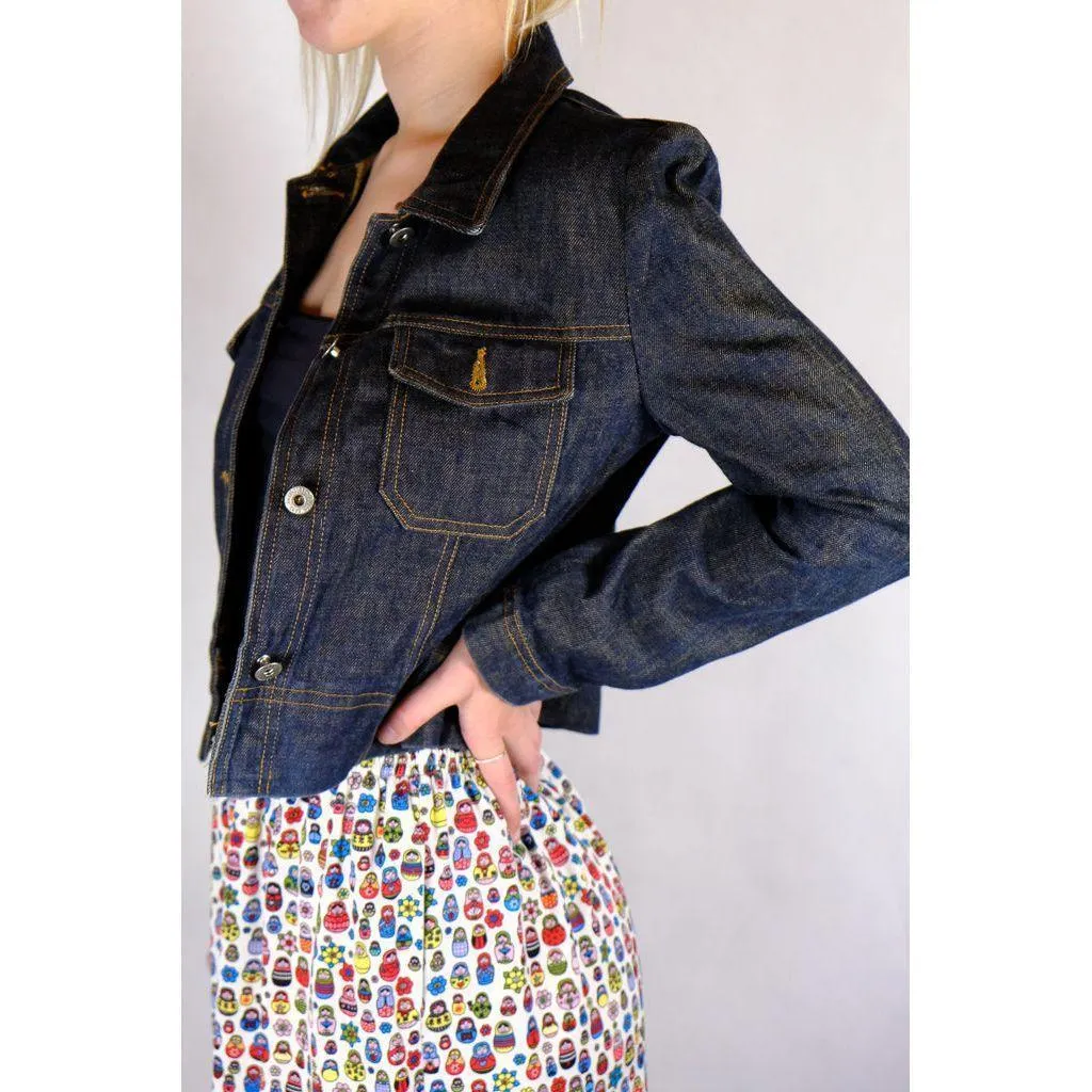 Guess Jeans Ladies Classic Denim Jacket - Size S/M