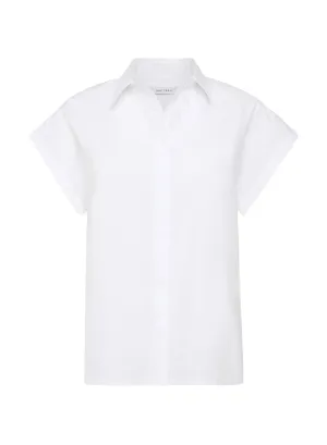 Matteau Relaxed Sleeveless Shirt in White