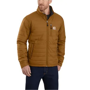 Men's Carhartt Rain Defender® Insulated Jacket - Relaxed Fit - Lightweight 102208-BRN