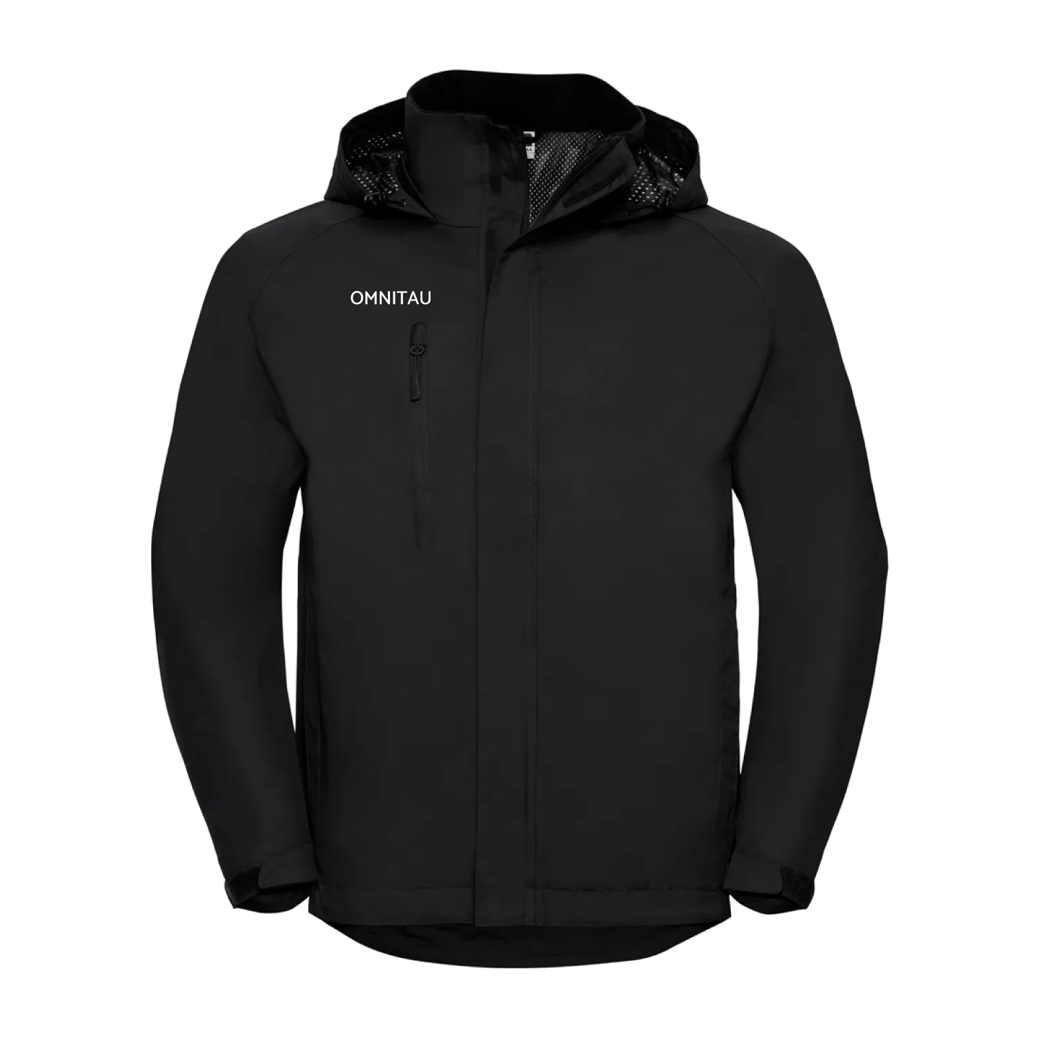 Omnitau Men's Team Sports Waterproof Jacket - Black