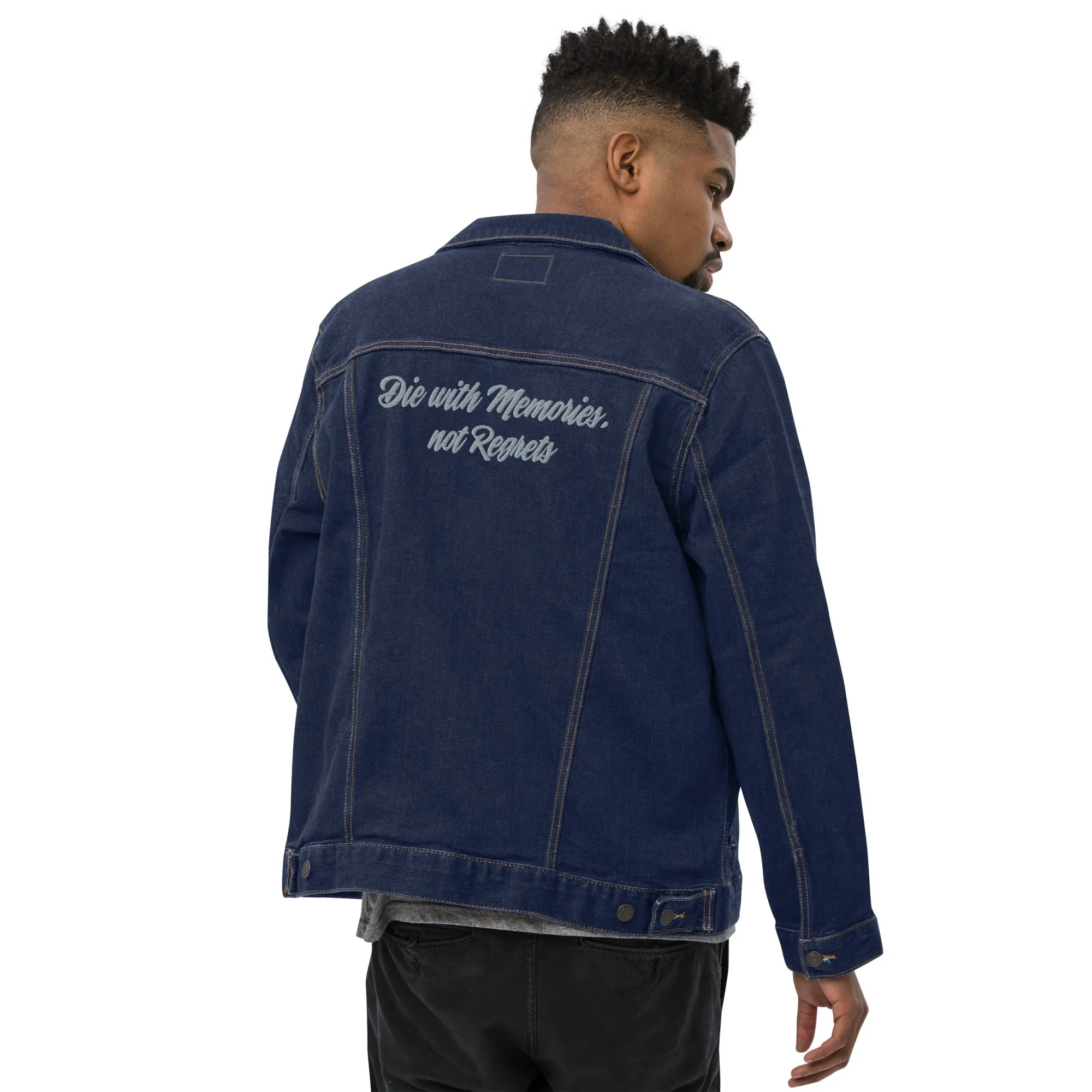 "Die With Memories" Unisex denim jacket