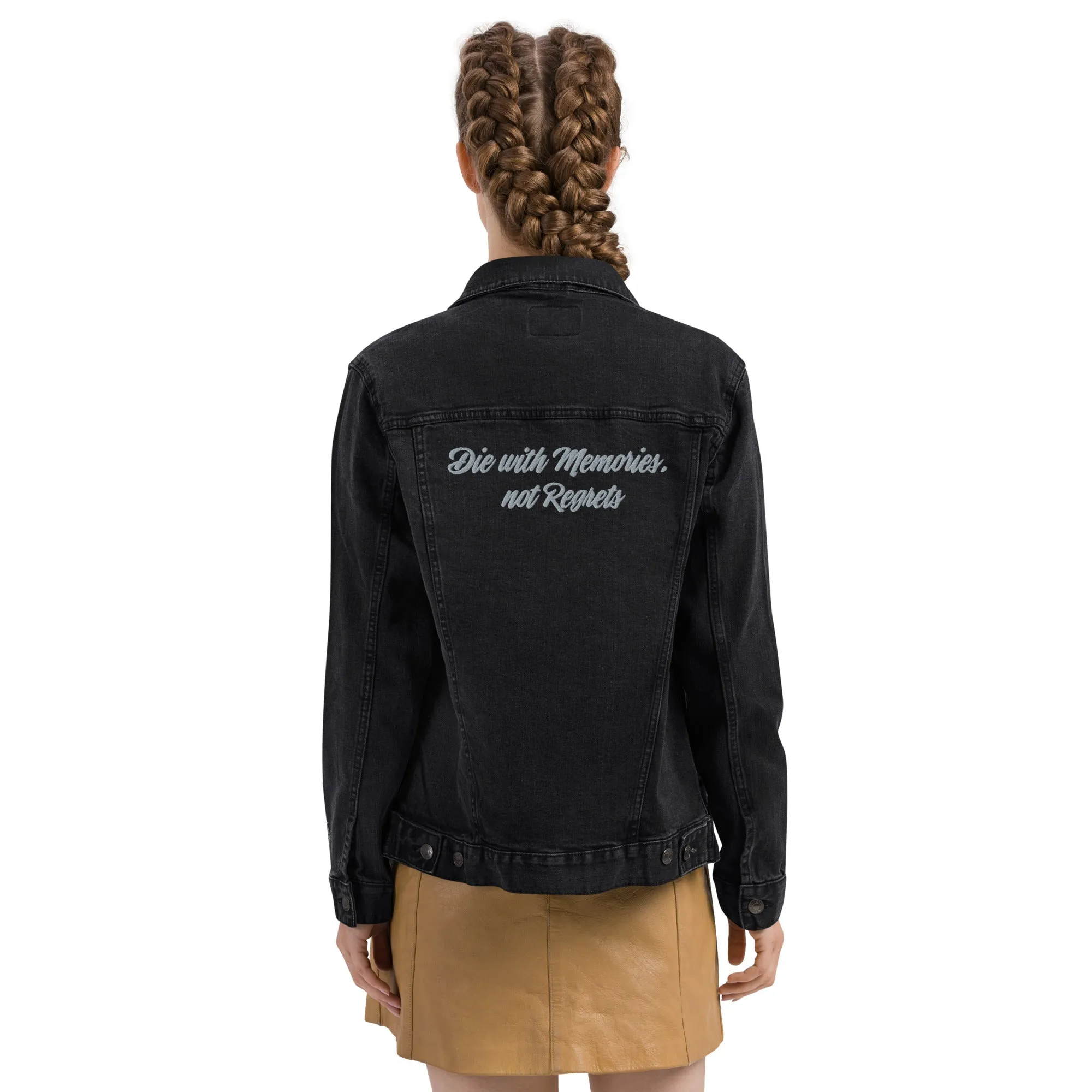 "Die With Memories" Unisex denim jacket