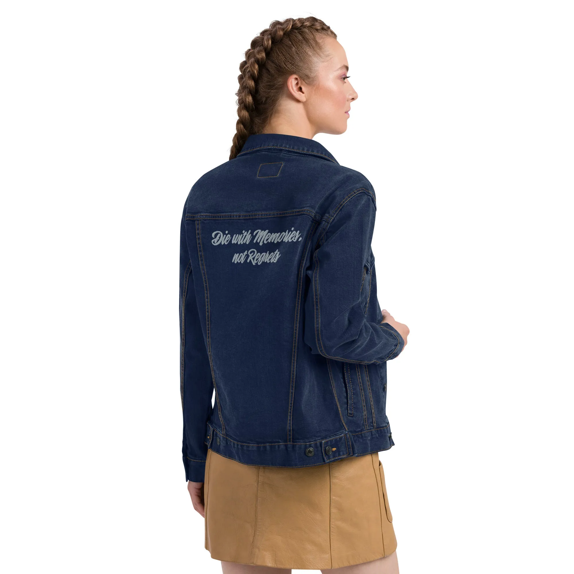 "Die With Memories" Unisex denim jacket