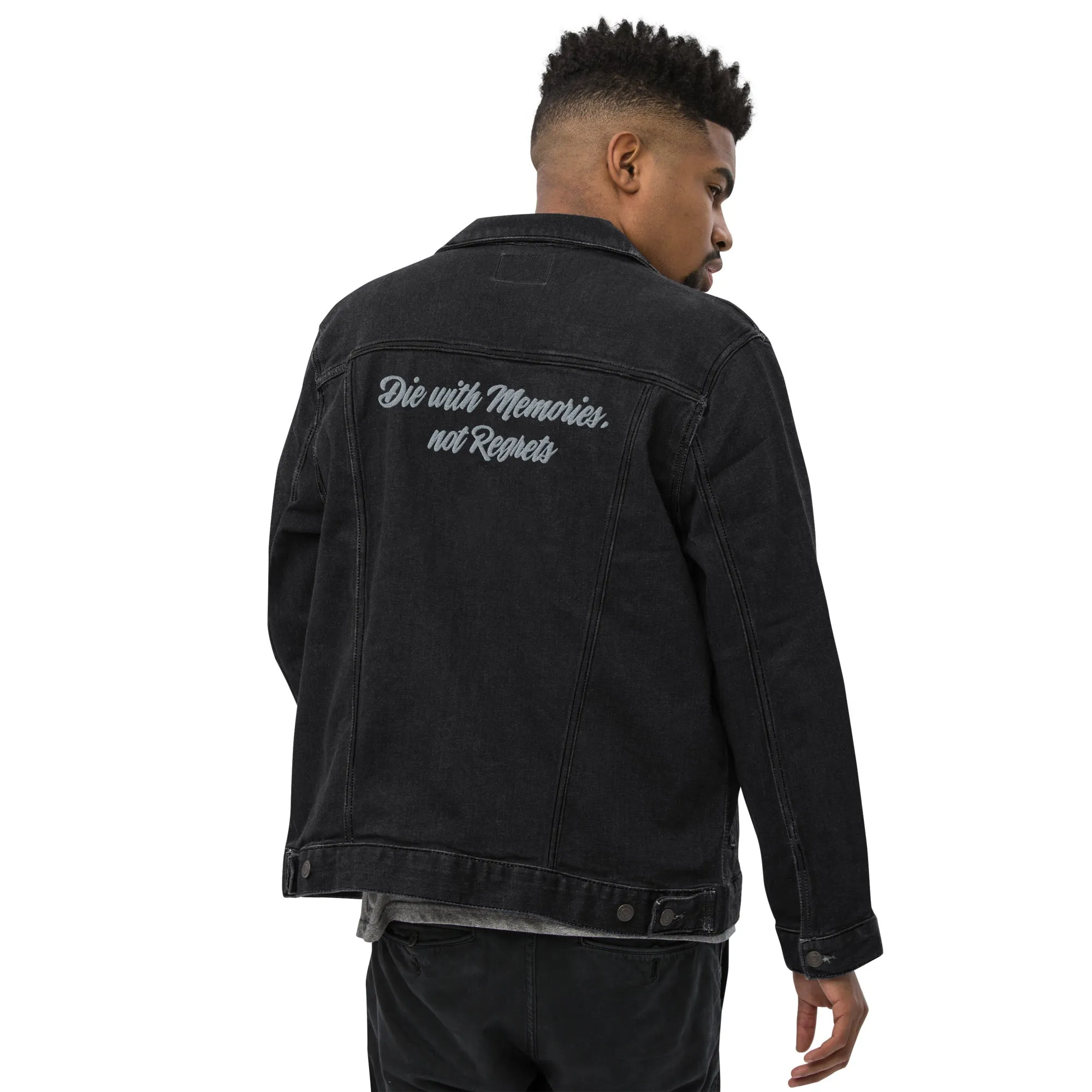 "Die With Memories" Unisex denim jacket