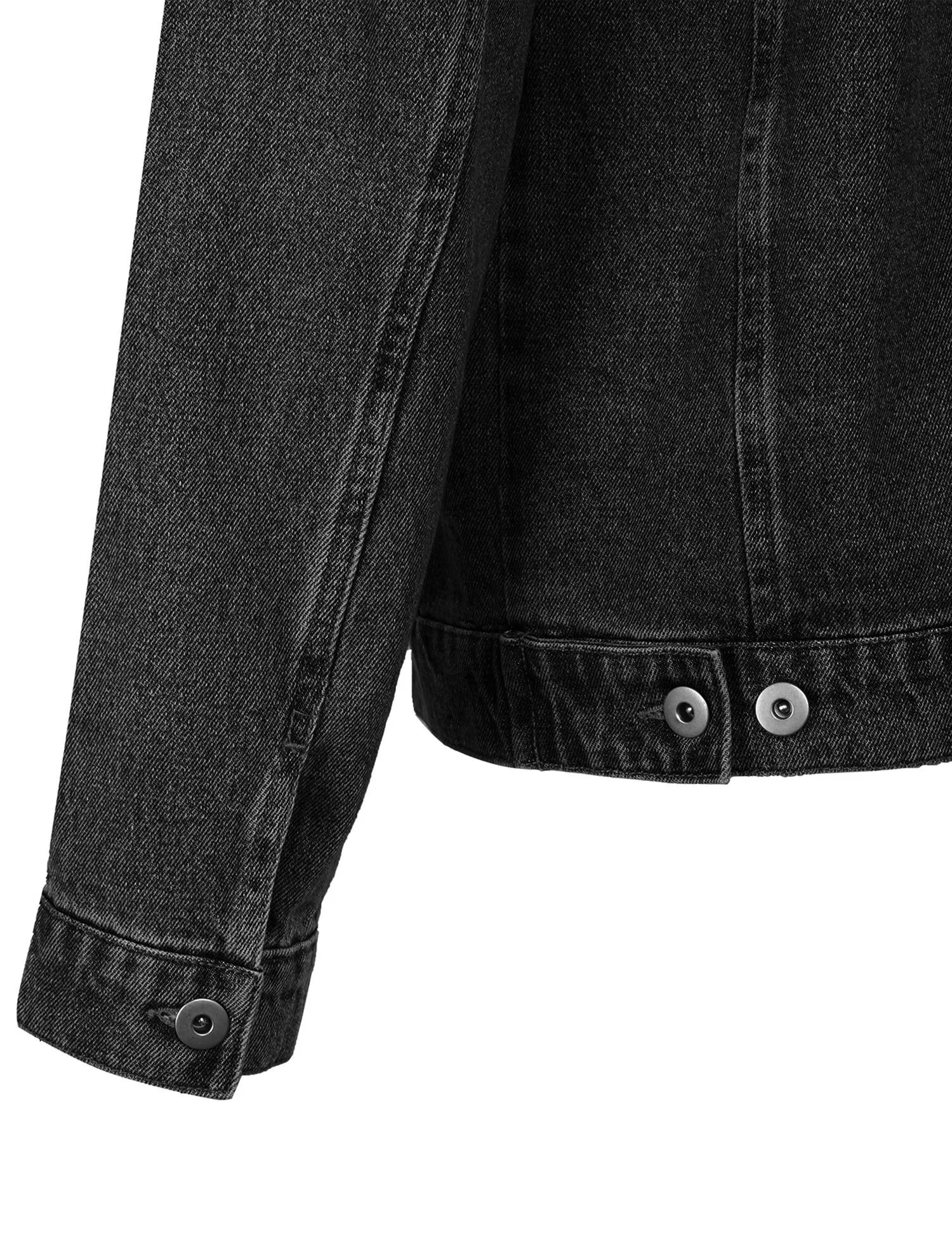 Women's Distressed Boyfreind Denim Jacket Loose Fit with Inner Pockets